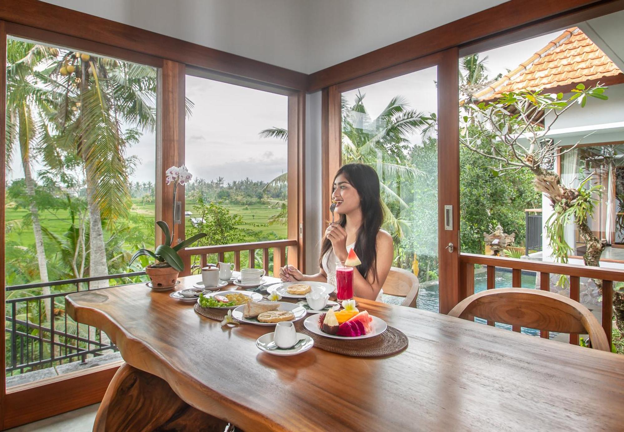The Shea Ubud Tranquility Villa With Private Pool ภายนอก รูปภาพ